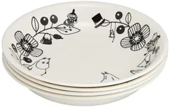 【新品・2営業日で発送】山加商店 MOOMIN (ムーミン) 「 ムーミンバレー 」 パスタ 皿 4枚セット MM1400-184