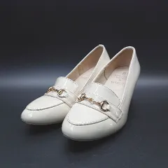 ◇ ROPE PICNIC×HARUTA　shoes ポインテッドトゥ おしゃれ 通勤 ローファーパンプス サイズ37 ベージュ レディース E  【1305290013624】