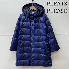 18,677円V プリーツプリーズ PLEATSPLEASE ダウンコート ジャケット ロング