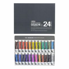 ホルベイン ガッシュ 5号 G715 24色セット 15mlチューブ 管理番号：9037