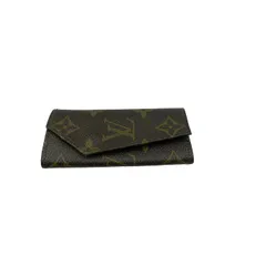 LOUIS VUITTON ルイヴィトン モノグラム ミュルティクレ4 キーケース ブラウン 中古 1 送料無料