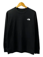 THE NORTH FACE (ザノースフェイス) ロングスリーブバックスクエアロゴティー 長袖 Tシャツ NT82131 M ブラック メンズ/025