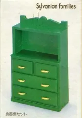 【中古】おもちゃ 食器棚セット 「シルバニアファミリー」