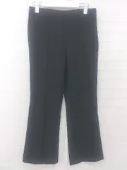 ◇ ZARA ザラ 大人女子 センタープレス スラックス パンツ サイズEUR XS USA XS MEX 24 ブラック レディース P  【1307040021040】