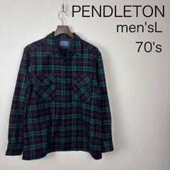 PENDLETON BOARD SHIRT JACKET 70's made in USA メンズL