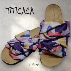 TITICACA  チチカカ ペイントクロスサンダル Lサイズのサムネイル