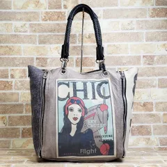 バーバラリール ☆ レザー スエードコンビ プリント トートバッグ 底鋲 フランス製 BARBARA RIHL