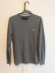 ポロラルフローレン  / POLO RALPH LAUREN / 刺繍ロゴ入り / グレー ロングスリーブ / XLサイズ