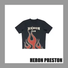 57%OFF/新品/HERON PRESTON/ヘロンプレストン/HERON LAW FLAMES SS TEEのサムネイル