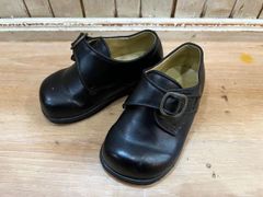 ☆PETIT Formal Wares/プティフォーマルウェア フォーマルシューズ size14cm キッズ ベビー 男女兼用 ブラック 古着 used☆
