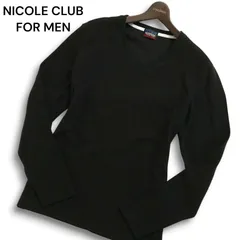 ニコルクラブフォーメン　Tシャツ　黒　赤　LL　F00139