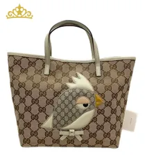 GUCCI GGスプリーム チルドレンズ ZOO パパガッロ ハンドバッグ グッチ