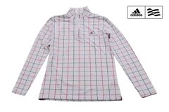 [9 월말 한정 세일] [중고] 아디다스 골프 adidas golf 테일러 메이드 골프 긴 소매 하프 Zip 셔츠 여성 골프웨어 L