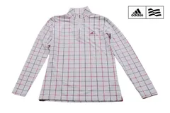 【中古】 アディダスゴルフ adidas golf テーラーメイドゴルフ 長袖ハーフジップシャツ レディースゴルフウェア L