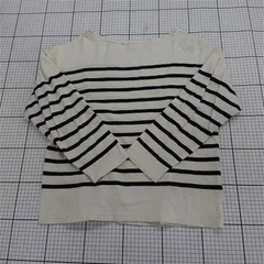 ◇ Θ IENA イエナ ボートネック 長袖 Tシャツ カットソー ホワイト系ブラック系 レディース E  【1509100079095】