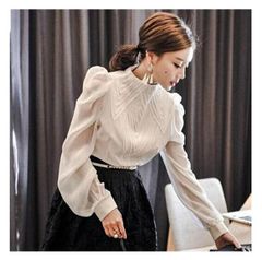 ブラウス レディース 春秋 おしゃれ 長袖 シフォンブラウス パフスリープ フォーマル シャツ 白ブラウス トップス 韓国風 ブラウス 通勤 OL 入学式 卒業式 30代 40代 50代 xzxiaoyun290