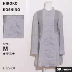 トランク TRUNK HIROKO KOSHINO チュニック 総柄 ブルー - メルカリ