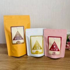三角ティーバッグ ほうじ茶20個入、玄米茶10個入、和紅茶10個入 ３点セット