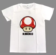 【中古】衣類 キノコ Tシャツ アイテムシリーズ ホワイト Mサイズ 「スーパーマリオ」