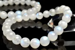 インド産 ブルームーンストーン 7mm ブレスレット 1個売り パワーストーン 天然石 _BG5353-7