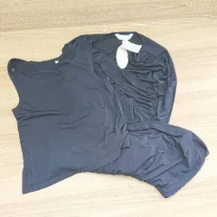 ◇ ◎●未使用● SWEET MOMMY ウエストゴムあり 新品タグ 長袖 膝下丈 ワンピース サイズM ネイビー レディース E  【1404020004670】