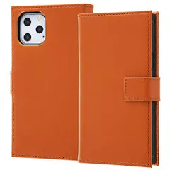 iPhone 11Pro ケース 手帳型 本革 耐衝撃 キャメル カードポケット エアクッション マグネットフリップ TPU 衝撃吸収 Dignita