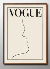 【最終値下げ】VOGUE アンティークポスター ポスター アートポスター 額付き 1959 広告＞ Vogue ヴォーグ ポスター ヴィンテージ アート