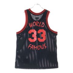 SUPREME (シュプリーム) 11SS Basketball Jersey バスケットボールジャージー メッシュタンクトップ ノースリーブシャツ ブラック