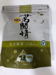 台湾立頓 リプトン 茗間情 玄米緑茶 玄米茶(三角ティーバッグ36入/包)