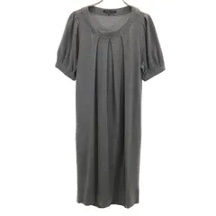 theory セオリー 日本製 半袖 ストレッチ ワンピース 2 グレー レディース 古着