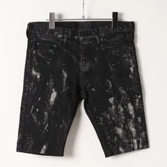 希少 イサムカタヤマバックラッシュ 膝レオパード加工 コットンパンツ 黒 M 希少 イサムカタヤマバックラッシュ 膝レオパード加工 コットンパンツ