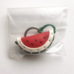 La Cuoieria トスカーナレザー 牛革キーホルダー すいか