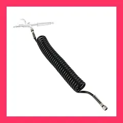 【スタッフおすすめ！】エアーブラシ用エアーホース 細スパイラルホース 1.2m ホビー用工具 (エアブラシ系アクセサリー) エアブラシホース