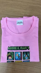 アウトレットセール開催中 キッズ ファッション マインクラフト 長袖Tシャツ Minecraft  キッズ 子ども