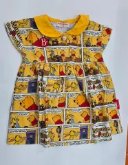 BEBE DE PINO(ベベデピノ) くまのプーさん ドレス+ヘッドバンド set ( 100 サイズ