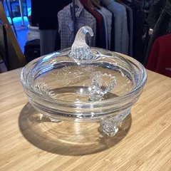 ガラス作家　作家物　銀箔　金箔　器　脚付ガラス　上野良樹　岩田久利 ガラス作家 作家物 銀箔 金箔 器 脚付ガラス 上野良樹 岩田久利