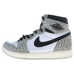 NIKE (ナイキ) AIR JORDAN 1 RETRO HIGH OG WHITE CEMENT DZ5485-052 エアジョーダン1 セメント ハイカットスニーカー ホワイト/グレー US10/28.0cm