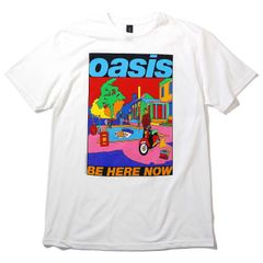 OASIS 新品・正規品 バンド Tシャツ オアシス Be Here Now ホワイト