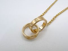 Cartier カルティエ ベビーラブ ネックレス 750 K18 YG イエローゴールド SNOE刻印 新品仕上げ