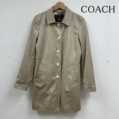 【未使用品】COACHコーチトレンチコート ステンカラー ロング COACH / コーチ ◇ステンカラーコート/トレンチコート/ベルト