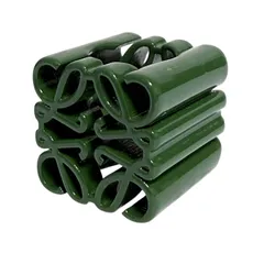 超希少 美品✨ ロエベ アンモナイト アナグラム ダイス チャーム 金具 虹色 超希少 美品✨ ロエベ アンモナイト アナグラム ダイス チャーム