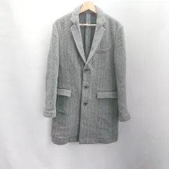 ◇ ⊇ JOURNAL STANDARD relume ストライプ柄 長袖 コート サイズL グレー メンズ E  【1503060019108】のサムネイル