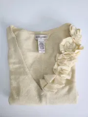 Banana Republic(バナナリパブリック) 深遠 Vネック ニット (コサージュポイント)