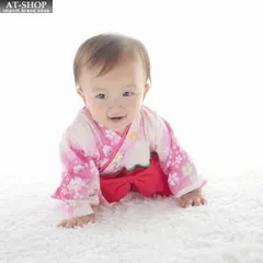 キッズ　赤ちゃん ベビー 子供服 梅柄女児袴ロンパース女の子初節句 七五三 袴
