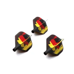 【在庫処分】FLIGHTS TERO FLAGS ダーツ CUESOUL 旗 フラグデザインAK4ダーツフライトスタンダードシェイプ、3個セット