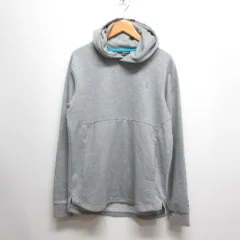 アンダーアーマー UNDER ARMOUR スウェット パーカー M 杢グレー スポーツウェア フーディー プルオーバー