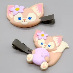 【中古】アクセサリー(非金属) リーナベル ヘアクリップセット 「ダッフィー＆フレンズ ウィンター2024」 東京ディズニーシー限定