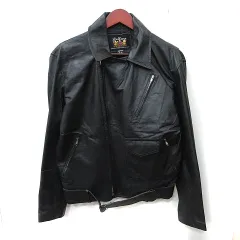 未使用タグ付き6.3万◆日本製DeLuxe◆Lレザーライダースジャケット茶920 2344541893898-01.jpg