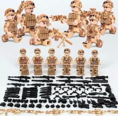 ブロックのおもちゃ レゴ互換 ミリタリーミニフィグ【アメリカ海兵隊】 02