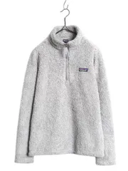【お得なクーポン配布中!】 パタゴニア ロスガトス ハーフジップ レディース M / 19年製 Patagonia アウトドア パイル フリース プルオーバー ジャケット 毛長 ボア 灰